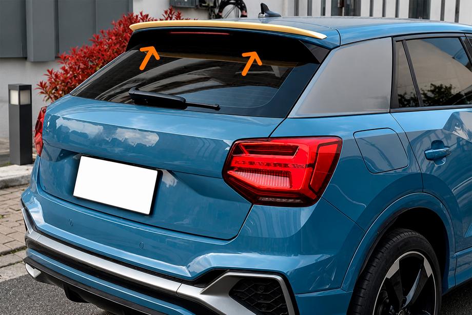 Audi Q2 2016- Spoiler DPT (2016-2020, Hochglanz Schwarz) Image