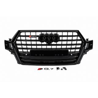 Kühlergrill vorne im SQ7-Style (2015-2019, schwarz) Audi Q7 2015–2026
