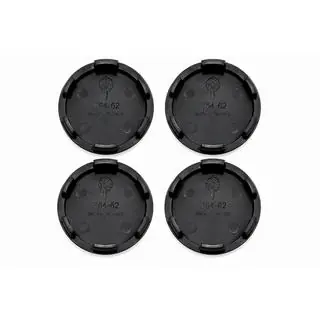Schwarze Nabenkappen (64×62 mm, 4 Stk.) Foto 2