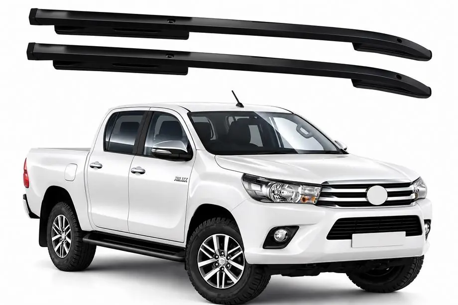 Toyota Hilux 2015- OEM Dachreling schwarz (ABS) Foto 1