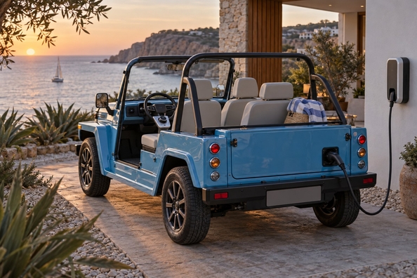Electric MOKE der neuen Generation: Strand-E-Auto mit doppelter Reichweite