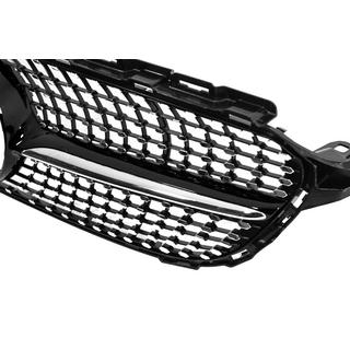 Frontgrill Diamond Black (für Avantgarde/AMG-Line/C43 AMG) Mercedes C-class W205 2014-2021 Foto 4
