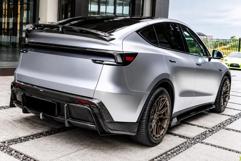 Tesla Model Y 2020- Bodykit-Set Carbon Aerokit (für 2025+) Foto 2