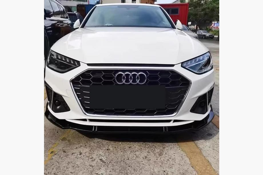 Audi A4 B9 2015-2024 Frontspoiler-Lippe für Stoßstange (für S-Line 2019-2024, ABS) Foto 2