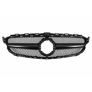 AMG Black Kühlergrill vorne (für Avantgarde/AMG-Line/C43 AMG) Mercedes C-class W205 2014-2021 Foto 1