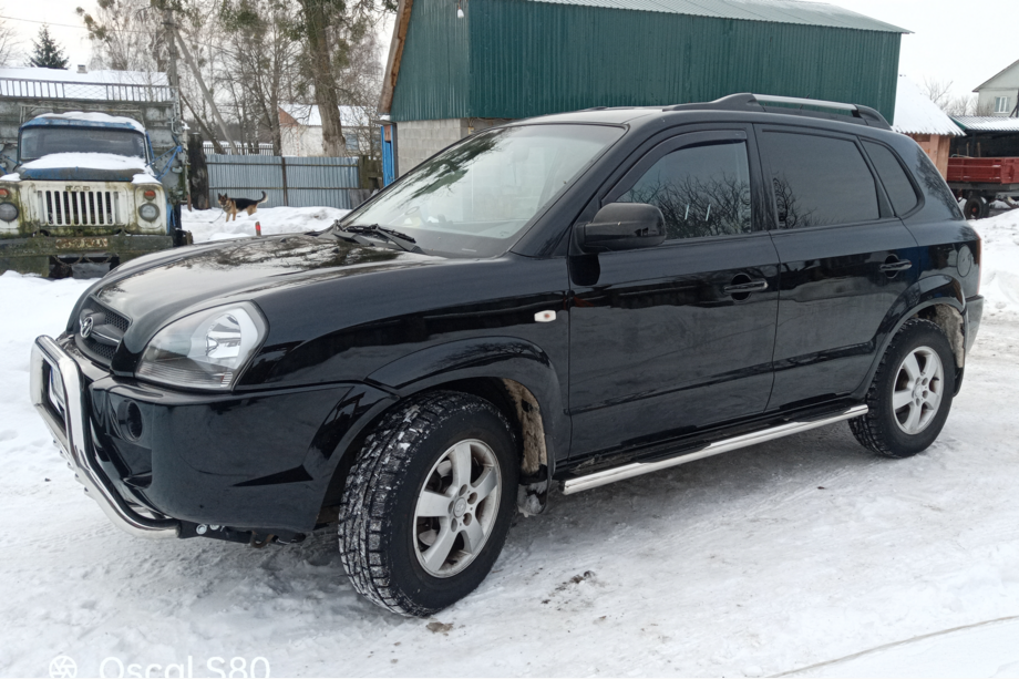 Hyundai Tucson JM 2004- Seitliche Rohre BB002 (2 Stk., Edelstahl) Image