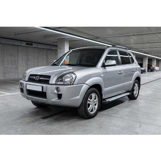 Trittbretter Allmond Grey (2 Stk., Alu) Hyundai Tucson JM 2004- Foto 1