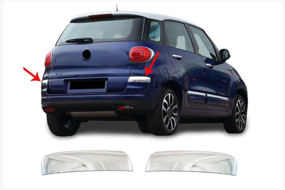 Fiat 500/500L 2013-2022 Edelstahl Eckenschutz für Stoßfänger passend für 500L 2018+ (2 Stk) Foto 1