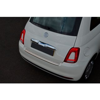 Heckstoßstangenabdeckung 3D/Cabrio (OmsaLine, Edelstahl) Fiat 500/500L 2013-2022 Foto 4