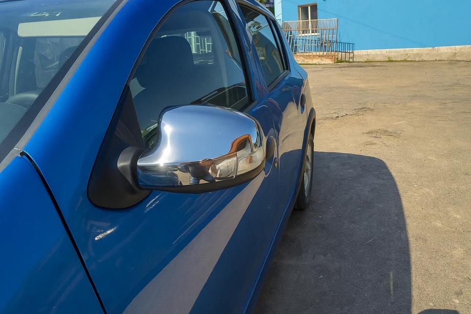Renault Logan II 2013-2022 Spiegelabdeckungen (2 Stk., Edelstahl) Image