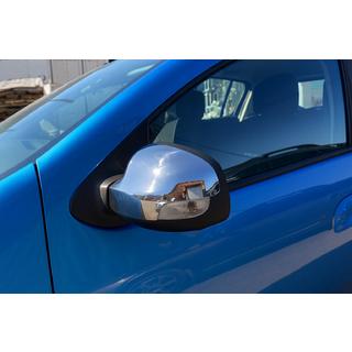 Spiegelabdeckungen (2 Stk., Edelstahl) Renault Logan MCV 2013-2022 Foto 2