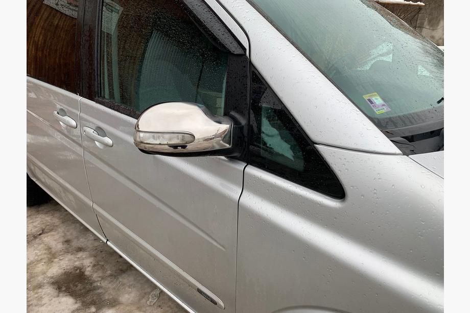 Mercedes Vito W639 2004-2014 Spiegelabdeckungen Edelstahl (2004-2010, Viano, 2 Stk) Foto 2