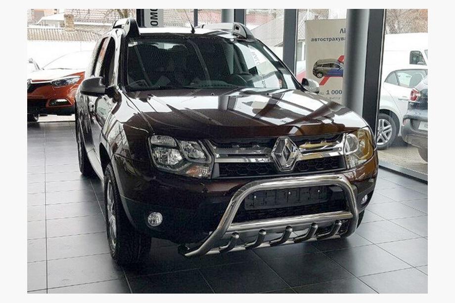 Dacia Duster 2008-2018 Frontbügel ohne Schriftzug WT003 (Edelstahl) Foto 6