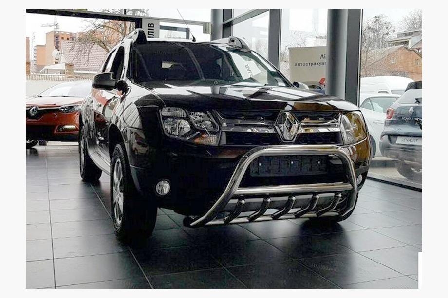 Dacia Duster 2008-2018 Frontbügel ohne Schriftzug WT003 (Edelstahl) Foto 9