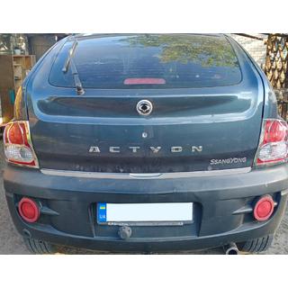 Chrom Rückleuchten Abdeckungen (2 Stk, Kunststoff) SsangYong Action 2005-2018 Foto 2