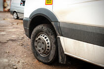Mercedes Sprinter W906 2006–2018 Breite Radlaufverkleidungen (4 Stk, schwarz) Foto 4