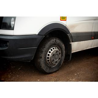 Breite Radlaufverkleidungen (4 Stk, schwarz) Mercedes Sprinter W906 2006–2018 Foto 3