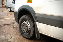 Volkswagen Crafter 2006-2016 Breite Radlaufverkleidungen (4 Stk, schwarz) Foto 3