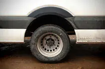 Volkswagen Crafter 2006-2016 Breite Radlaufverkleidungen (4 Stk, schwarz) Foto 2