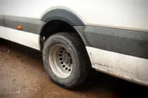Volkswagen Crafter 2006-2016 Breite Radlaufverkleidungen (4 Stk, schwarz) Foto 5