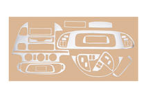 Mercedes Sprinter W901/902/903/904/905 1995–2006 Armaturenbrett Abdeckungen (Meric) für cdi 2000-2006 Aluminium Foto 6