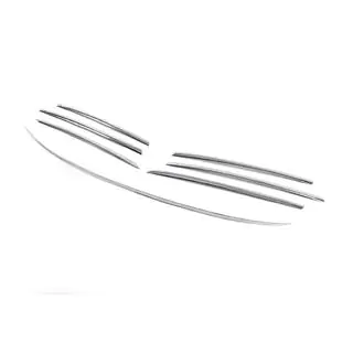 Chrom Zierleisten für Kühlergrillrahmen (2000-2002, 7-teilig, Edelstahl) Foto 3