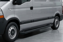 Nissan Interstar 2002-2010 Trittbretter Allmond Black (2 Stk., Aluminium) Foto 1