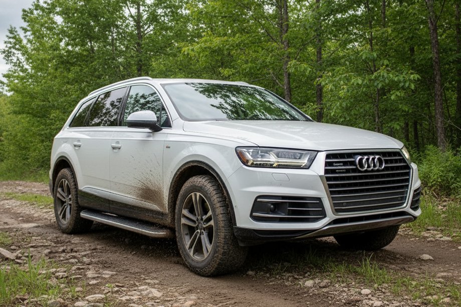 Audi Q7 2015–2026 Seitenschweller Tayga Grey (2 Stk., Aluminium) Foto 1