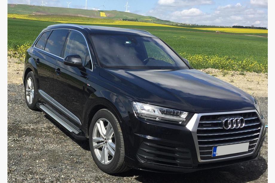Audi Q7 2015–2026 Trittbretter Allmond Grey (2 Stk., Aluminium) Image