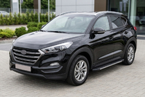 Hyundai Tucson TL 2016-2021 Trittbretter Bosphorus Grey (2 Stk., Aluminium) Foto 1