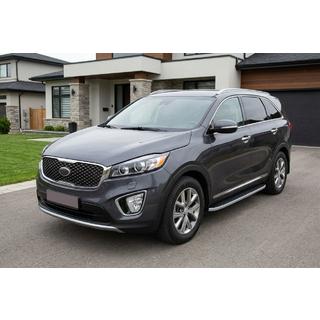 Seitenschweller Tayga Grey (2 Stk., Aluminium) Kia Sorento III UM 2014-2020 Foto 1