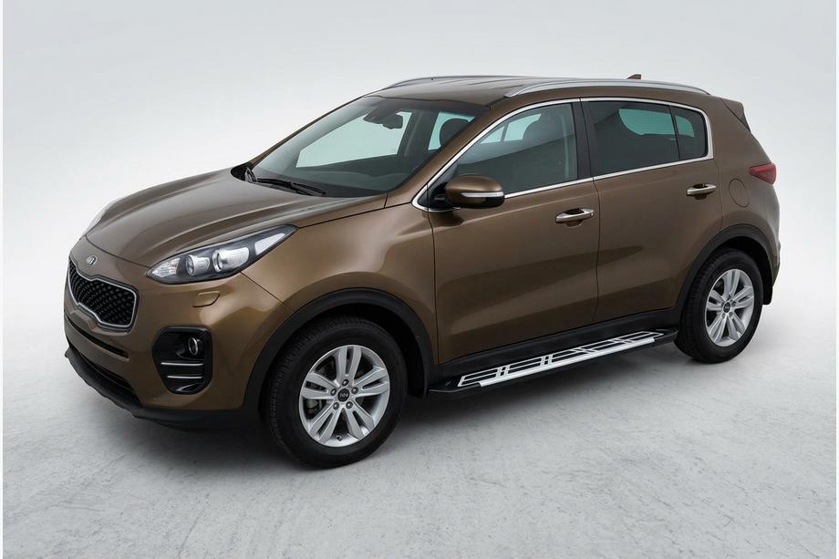 Kia Sportage 2015-2021 Seitenschweller Sunrise (2 Stk., Aluminium) Foto 1