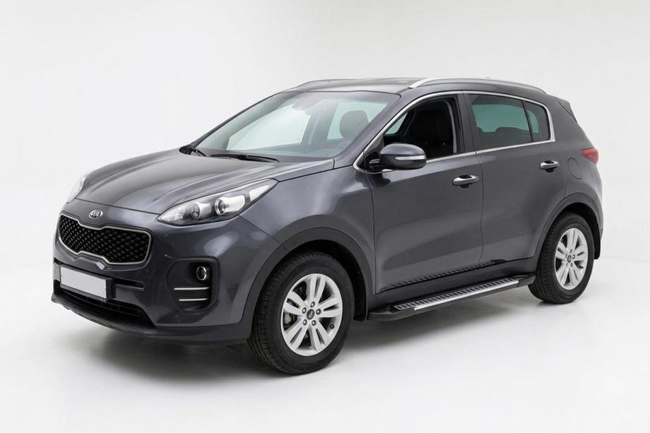 Kia Sportage 2015-2021 Seitenschweller Line (2 Stk., Aluminium) Image