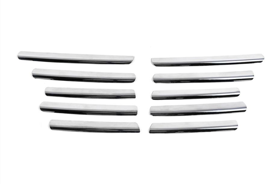 Opel Vectra B 1995-2002 Chrom Kühlergrill Abdeckungen (Edelstahl) Foto 3