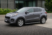 Kia Sportage 2015-2021 Seitenschweller Tayga Grey (2 Stk., Aluminium) Foto 1