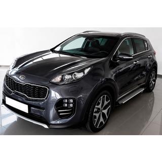 Trittbretter Allmond Grey (2 Stk., Aluminium) Kia Sportage 2015-2021 Foto 1
