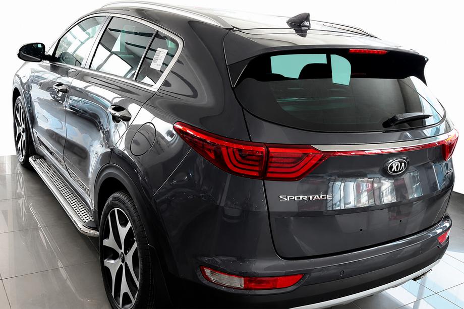 Kia Sportage 2015-2021 Seitenschweller Maydos V2 (2 Stk., Aluminium & Edelstahl) Image