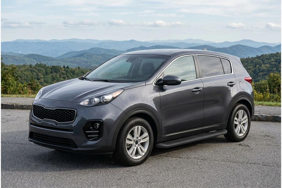 Kia Sportage 2015-2021 Seitenschweller Tayga Black (2 Stk., Aluminium) Foto 1