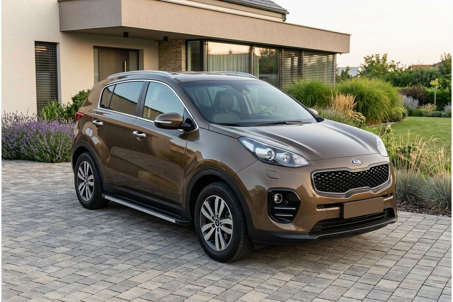 Kia Sportage 2015-2021 Seitenschweller Maya V1 (2 Stk., Aluminium) Image