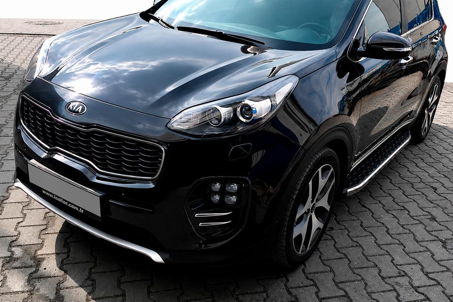 Kia Sportage 2015-2021 Seitenschweller BlackLine (2 Stk., Aluminium) Image