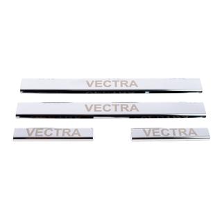 Einstiegsleisten Abdeckungen (Carmos, 4 Stk, Edelstahl) Opel Vectra C 2002-2008 Foto 2