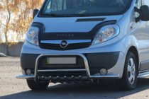 Renault Trafic 2001–2015 Frontschutzbügel mit Seitenbügeln Exclusive (Edelstahl) Foto 4