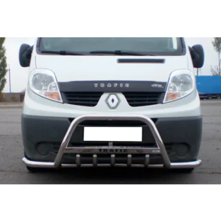 Frontschutzbügel mit Seitenbügeln Exclusive (Edelstahl) Renault Trafic 2001–2015 Foto 1