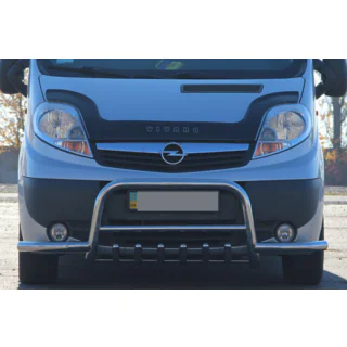 Frontschutzbügel mit Seitenbügeln Exclusive (Edelstahl) Renault Trafic 2001–2015 Foto 2