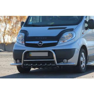 Frontschutzbügel mit Seitenbügeln Exclusive (Edelstahl) Renault Trafic 2001–2015 Foto 4