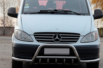 Mercedes Vito W639 2004-2014 Frontbügel WT003 mit Bügeln (Edelstahl) Foto 1