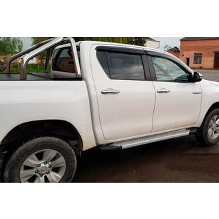 Trittbretter Allmond Grey (2 Stk., Aluminium) Toyota Hilux 2015- Foto 2