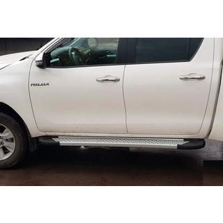 Trittbretter Allmond Grey (2 Stk., Aluminium) Toyota Hilux 2015- Foto 4