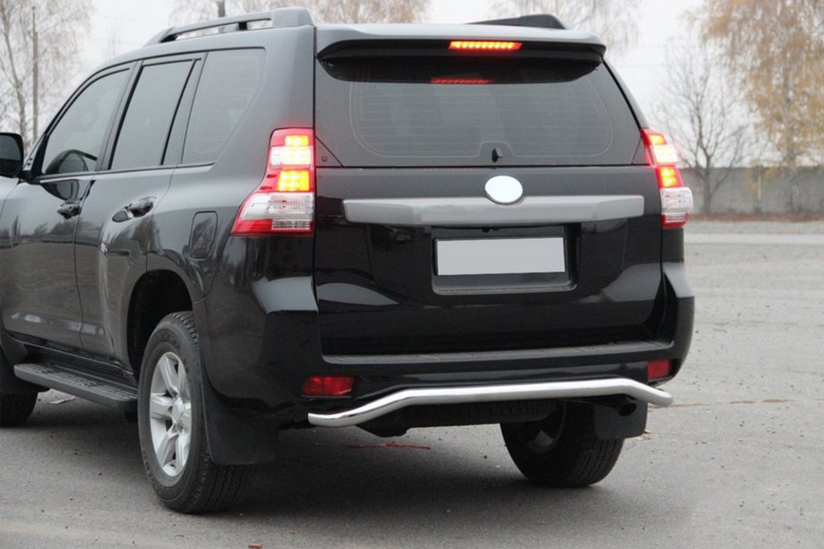 Toyota Land Cruiser Prado 150 2009-2023 Heckbügel AK008 (Edelstahl) Foto 2