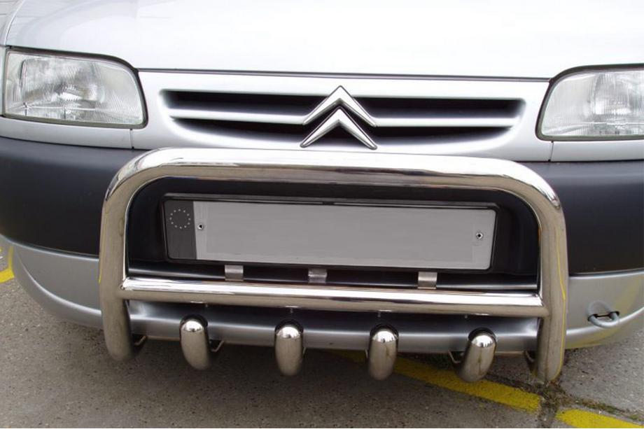 Citroen Berlingo 1996-2008 Frontbügel QT006 (Edelstahl) Foto 1